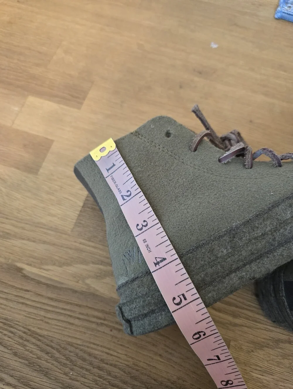 Converse x JW Anderson Chuck 70 Felt High Top Sneakers Olive Green Women's 7 - Picture 14 of 16